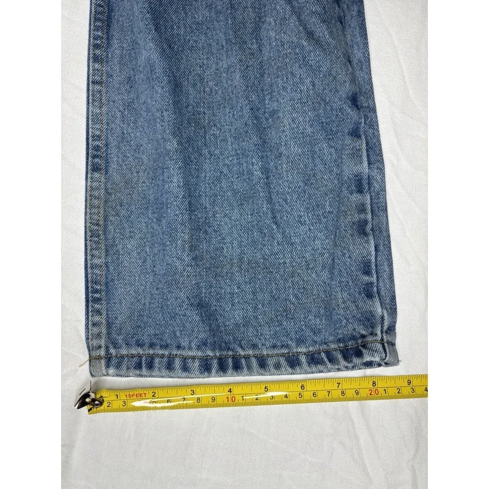 Polo Jeans Company Ralph Lauren Men's 34x34 Vintage Denim Blue Jeans Baggy READ!